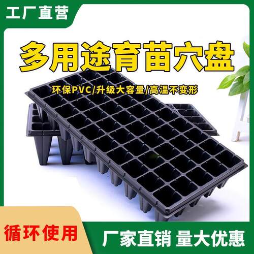 育苗盘穴盘育苗盒育苗盆蔬菜育苗盆塑料育苗器西瓜育苗盘多肉育苗