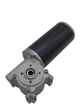 D63动自动马门开门PES机机电机12V自锁蜗轮电蜗杆直流减速电24v达