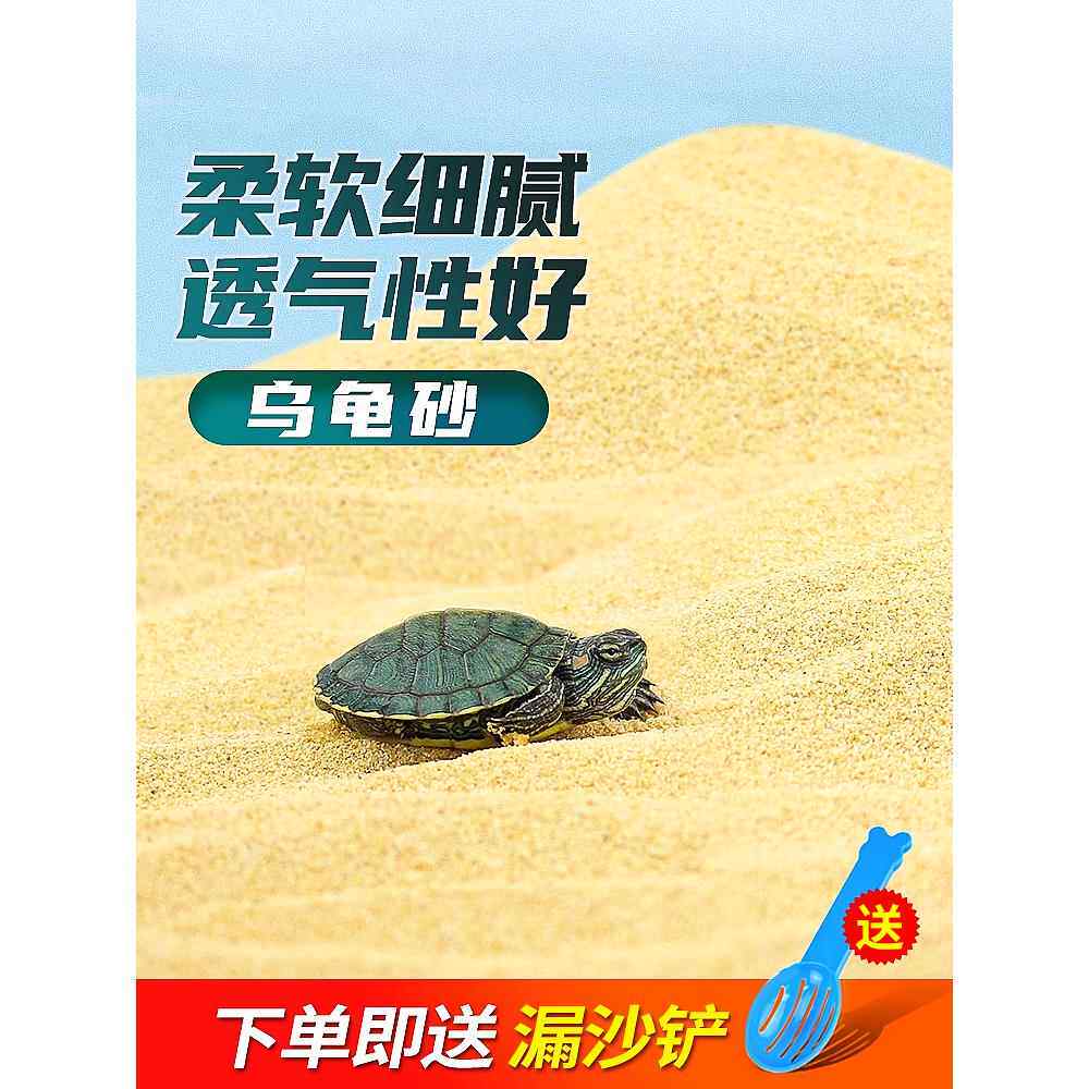 龟冬眠细沙特殊沙龟缸鱼缸景观底部沙巴西龟孵化冬季用品
