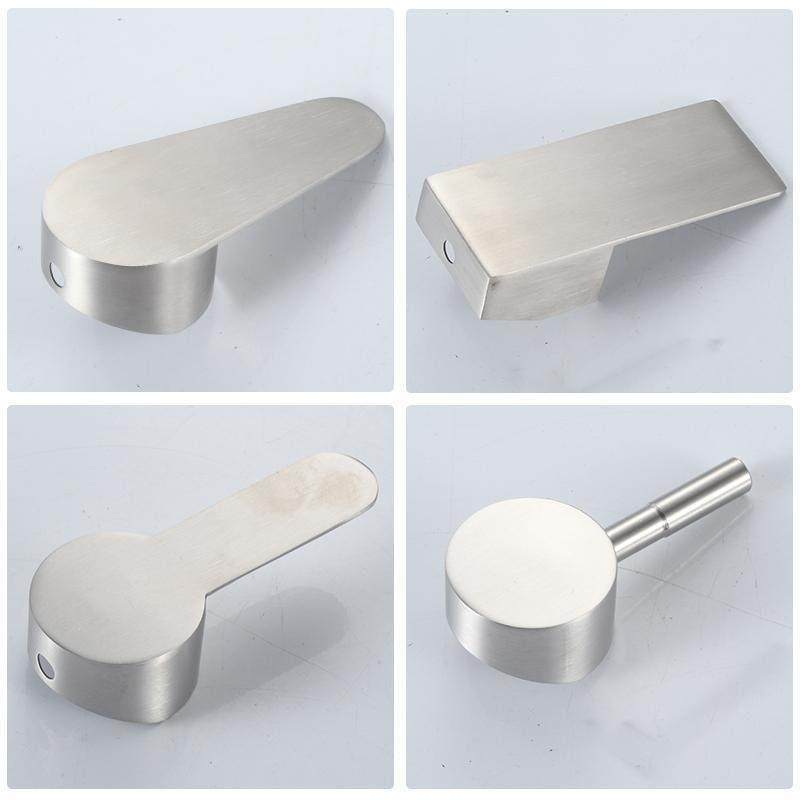 不锈钢厨房台盆水龙头把手柄淋浴冷热混水阀阀芯花洒拉丝开关配件