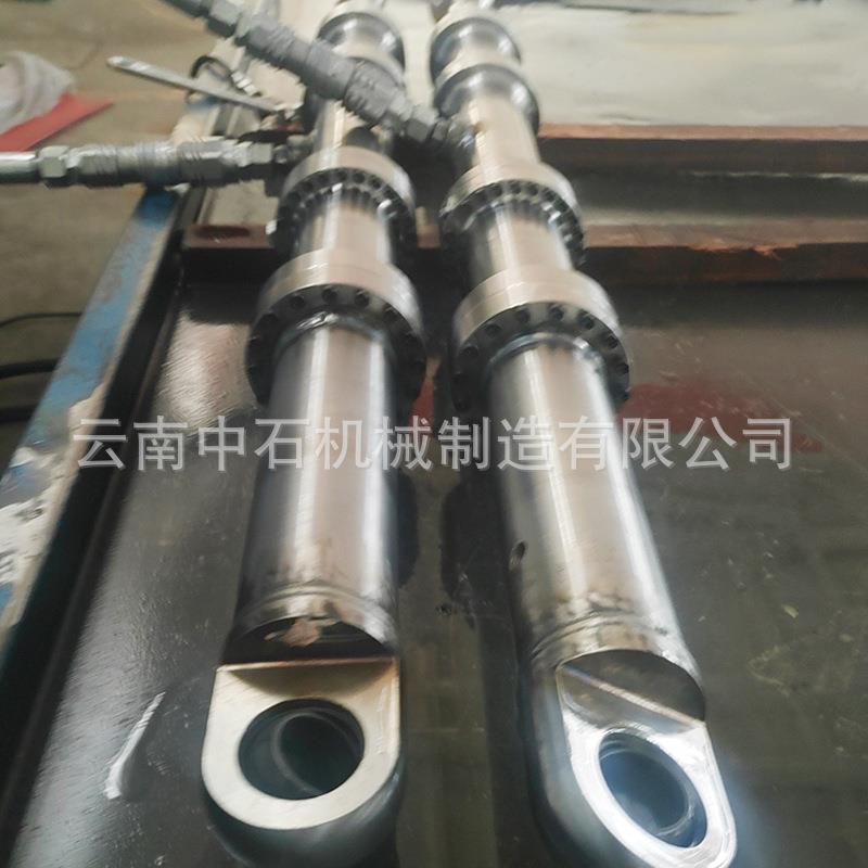 厂家直供63/50缓冲液压缸前后衬套安装无缓冲前后法兰高出油面