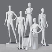 模特女全身服装 店模特架子展示架内衣橱窗人偶假人体女坐模特道具