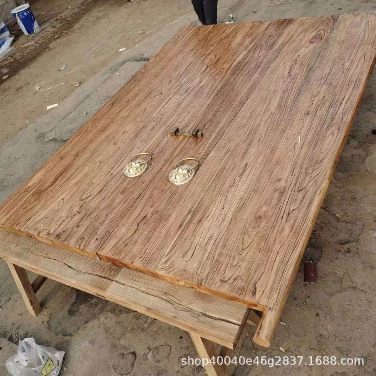 厂家直销风化老榆木仿古大门古典中式实木入户门复古老榆木大门