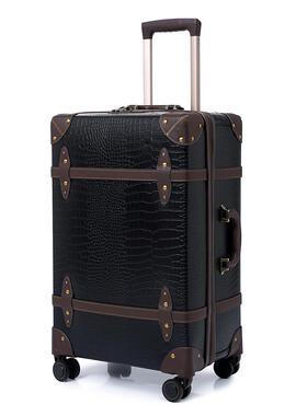 高档美覆古行李箱学生TS A密码锁大容量旅欧行箱皮箱拉杆箱2寸拉