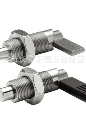 不锈钢细牙螺纹把手型分度销 L型定位销SPXVB SPXVBK16-10