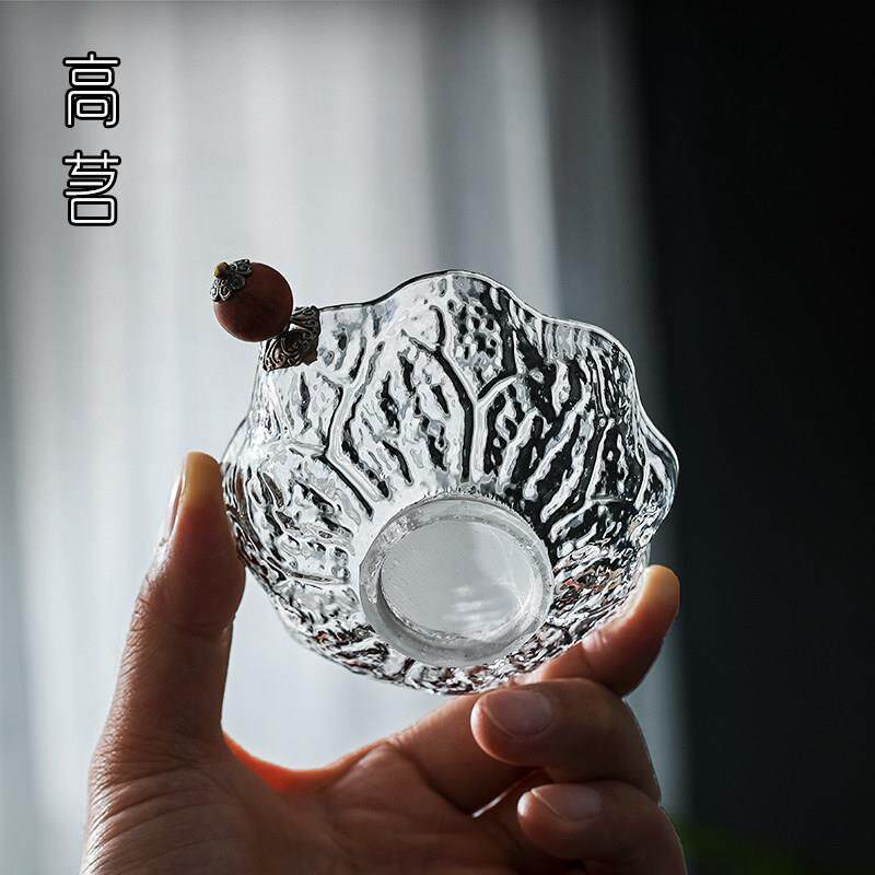 玻茶璃漏茶叶过滤网超细漏斗公道杯夫件茶隔泡茶功茶具配高档GIC
