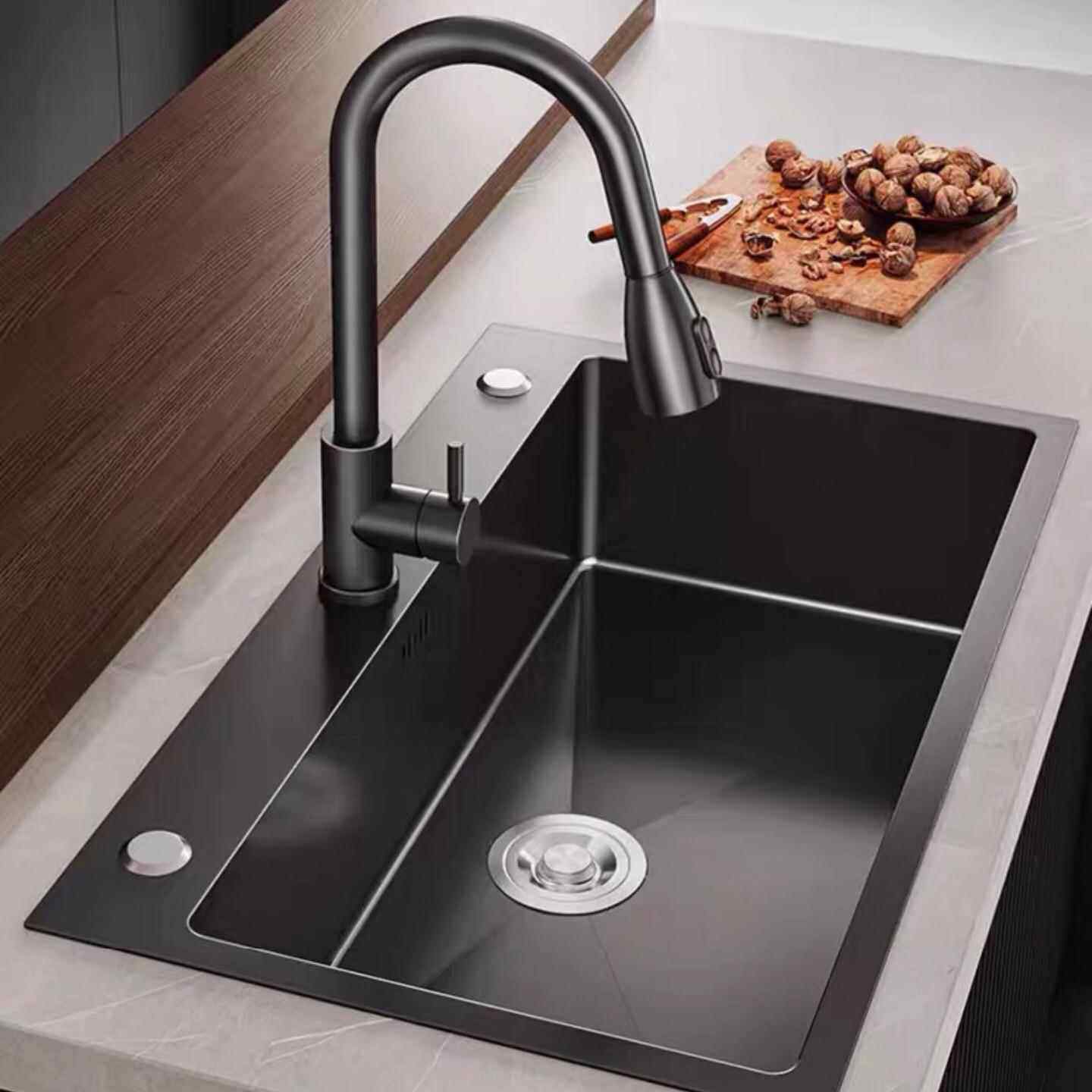 工厂直销厨房大型单槽盆上下柜台盆洗脸盆水槽洗脸盆304不锈钢,家装主材,水槽套餐,淘宝优惠券,粉丝福利购,淘宝优惠卷