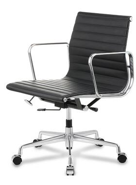 高档GAVEE皮电脑工椅皮质人体真学真皮办公椅椅靠背老板椅家椅用