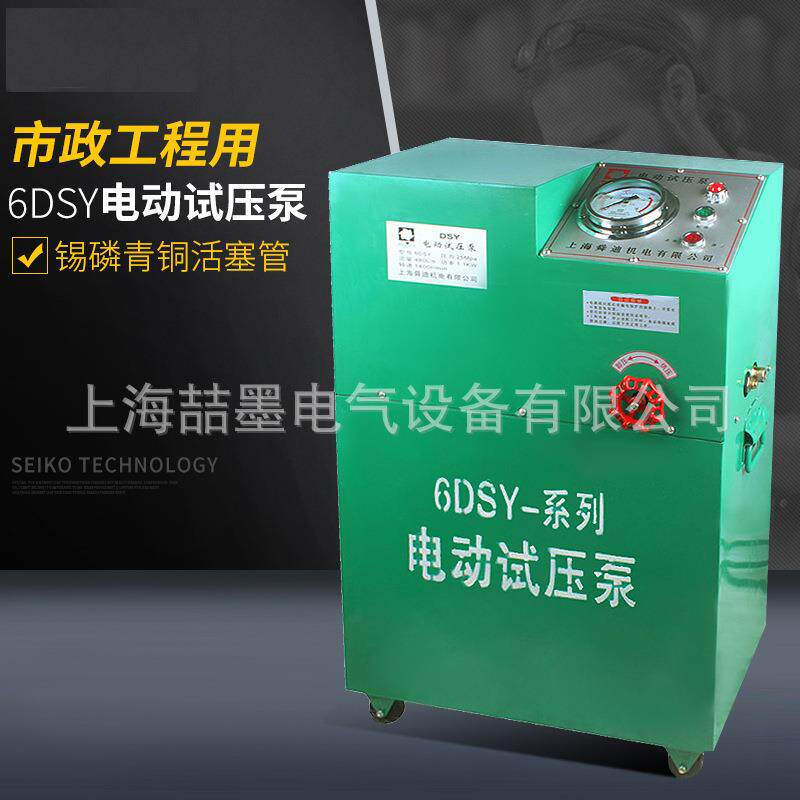 上海神模6DSY-4Mpa电动试压泵管道试压泵电动打压泵380V/220V