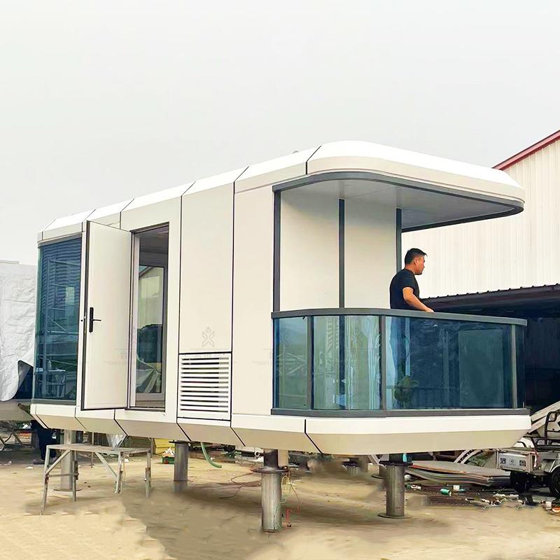 太空舱客栈创意集装箱咖啡屋文旅产业生态开发野奢模块化民宿