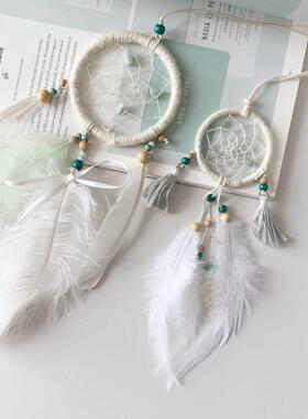 #BIRDHANDMADE#原创设计手工小众捕梦网车挂饰品 创意手工DIY礼物