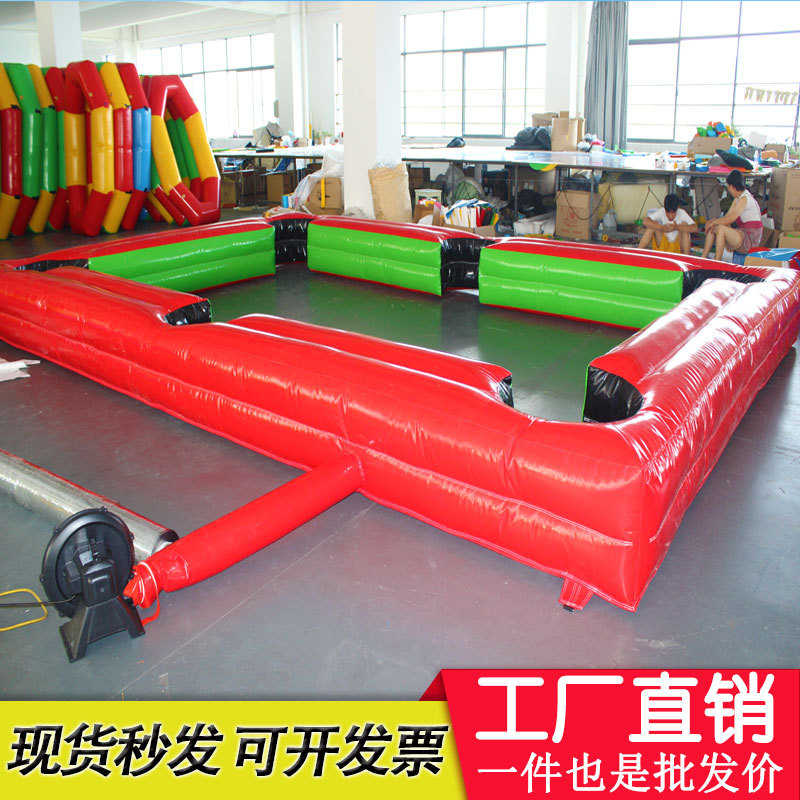 趣味充气脚踢式台球桌上足球真人斯诺克桌球户外团建拓展训练游戏