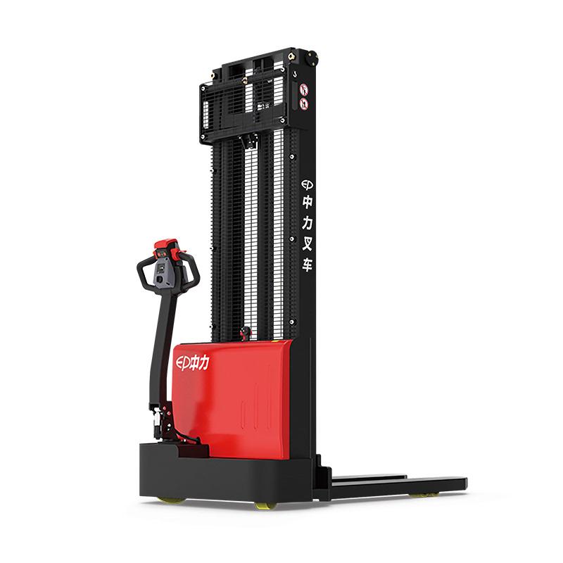 中力电动堆高车3米液压装卸车堆高机升高车小型1吨1.5吨 升降叉车