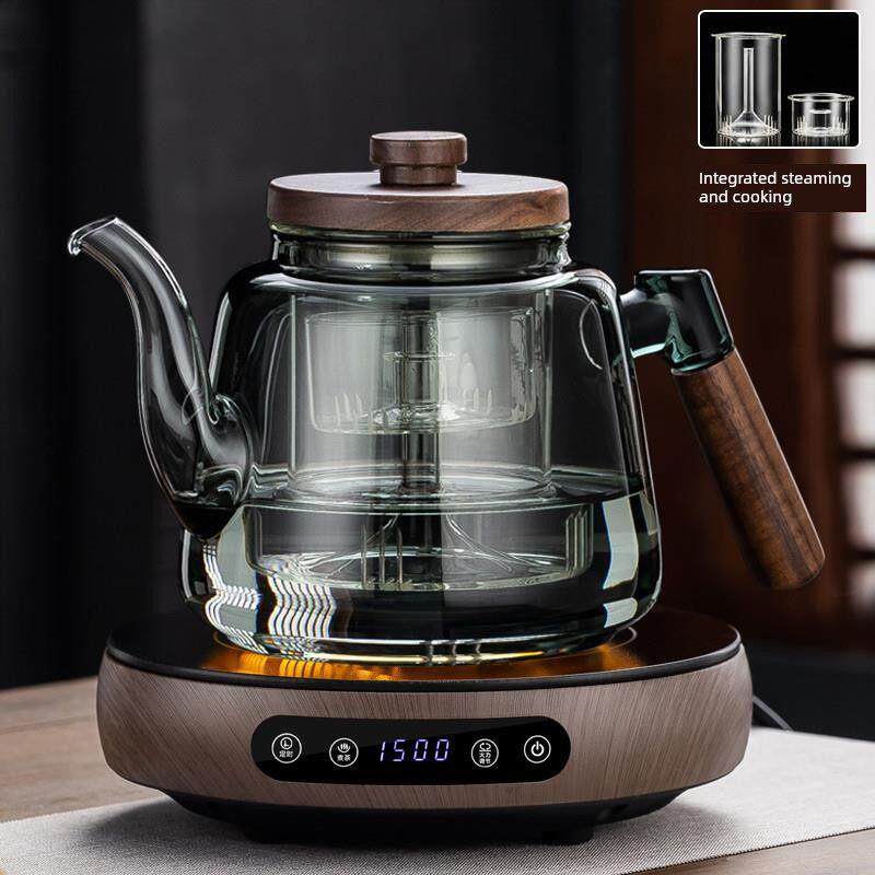 高硼硅玻璃蒸茶壶核桃茶壶专用电陶瓷炉保健壶家用小茶壶