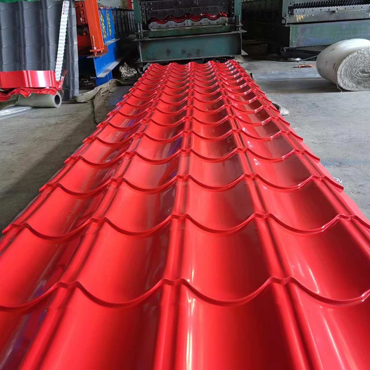 仿古瓦828型铝镁锰仿古瓦别墅景区雨棚工程建筑仿古一体瓦