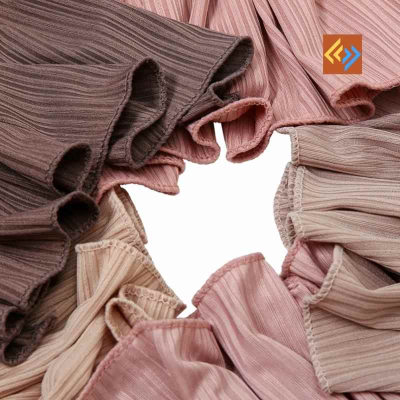 长款透气棉质女单色围巾 VS288 women monochrome ribbed scarf