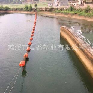 河道拦污网浮体 泵站闸口拦垃圾装置 水库大跨度管式拦污排
