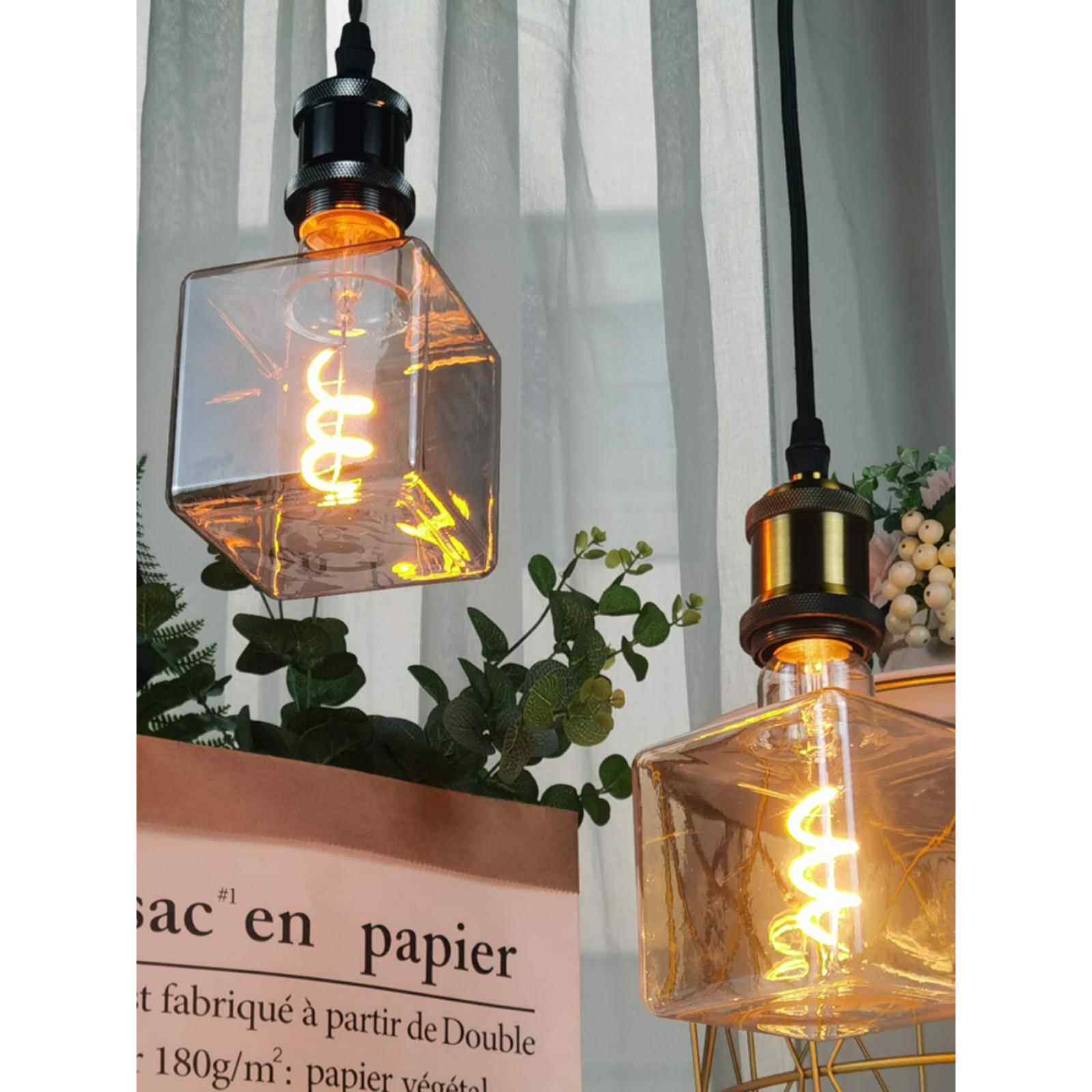 LED冰方光创意灯泡可调立E2见描述7灯螺口暖光室内装饰台灯吊异形