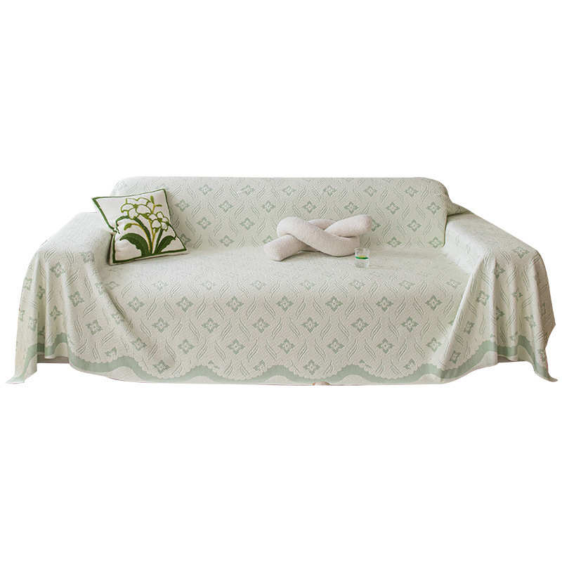 2025新款冰丝沙发盖布夏用一片式全包防滑沙发套罩凉席坐垫沙发巾