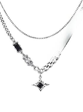 项链嘻哈设计小众个性配饰项链