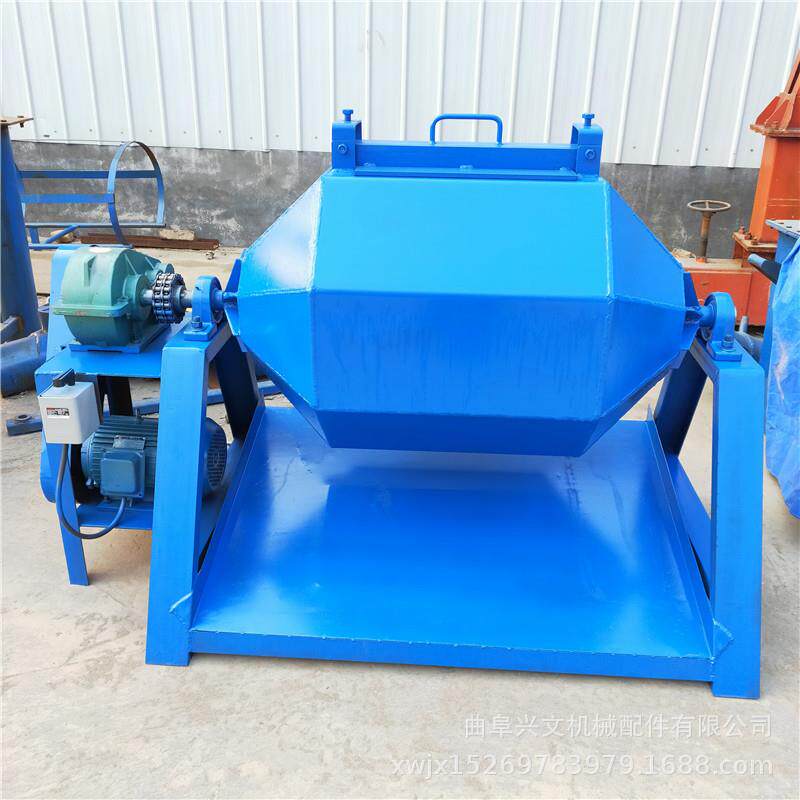 湖州配件零件去毛刺机六角滚筒抛光机小型铁件除锈打磨抛光机