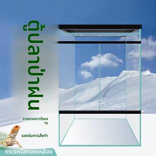 雨林缸定制金晶超白玻璃鱼缸植物造景微景观爬宠玻璃做生态雨淋缸