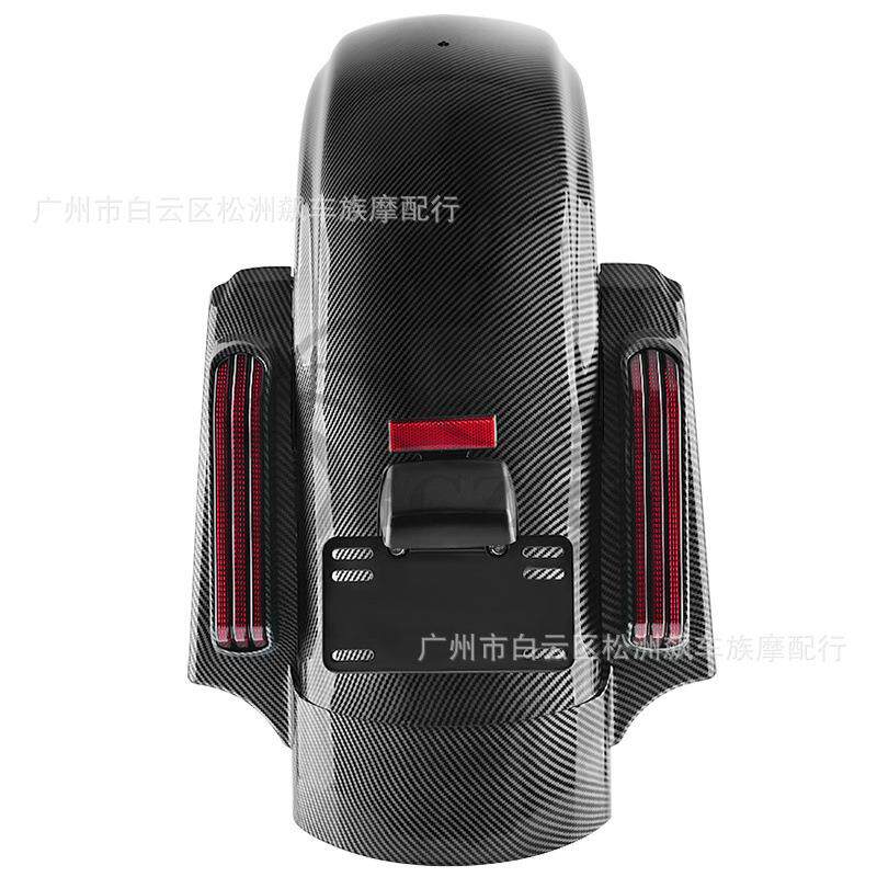 哈雷大滑翔路王 touring FLHX改装CVO LED碳纤后挡泥板总成14年后