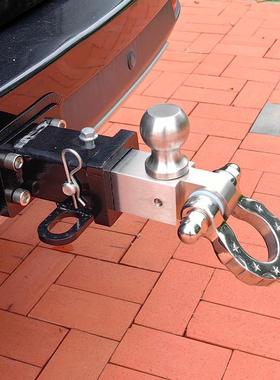 FK汽车拖臂车钩车尾U型环钩实装861i心直拖钩流氓钩拖车臂牵引器