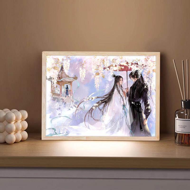 二哈和他的白猫师尊灯光画海棠微雨共归途与楚晚宁周边古风油画灯图片