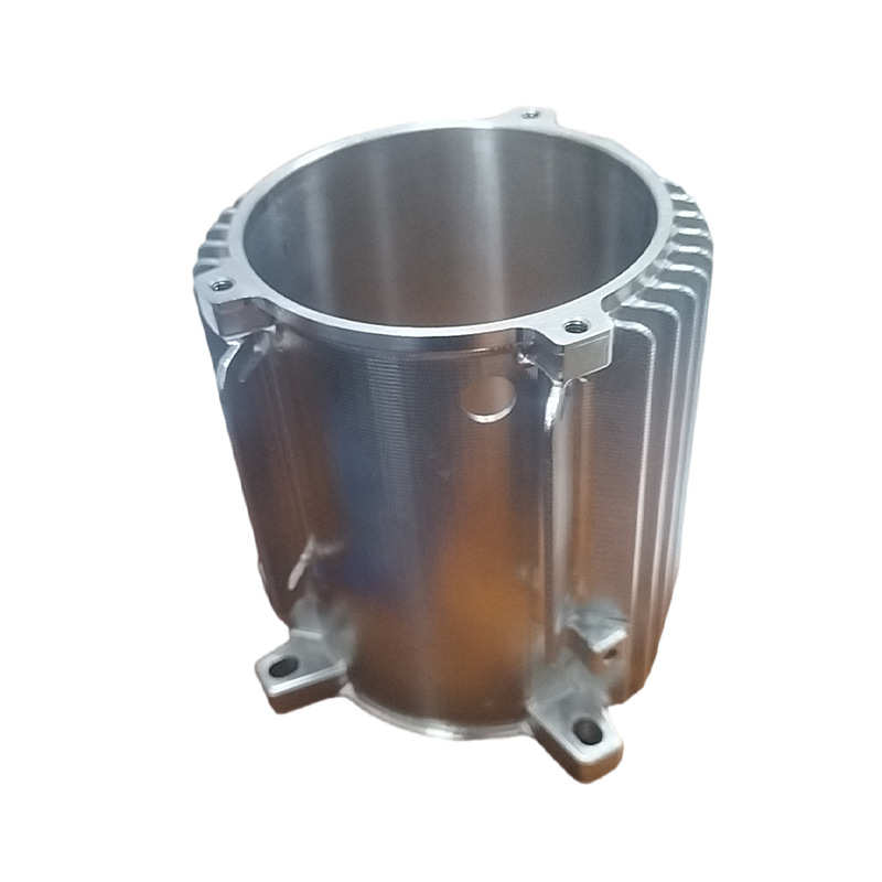 机器人配件CNC铝合金电机外壳压铸件铝件加工器械散热器气缸加工