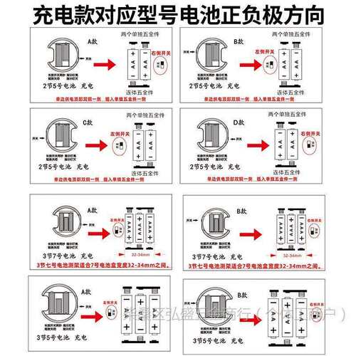模拟电池供电工装提高5号7号干电池盒检测装卸效率充电款电池