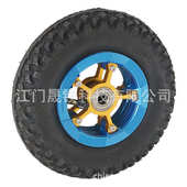 天然橡胶充气铝合金轮手推童车驱动轮子滑板车轮胎200 X2.0