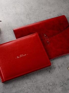 相册婚礼皮质相册跟婚庆结制作拍影楼照片纪念td61婚纱照书册