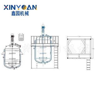 专业定做不锈钢反应釜 分散均质反应搅拌罐 高压高温化工反应设备