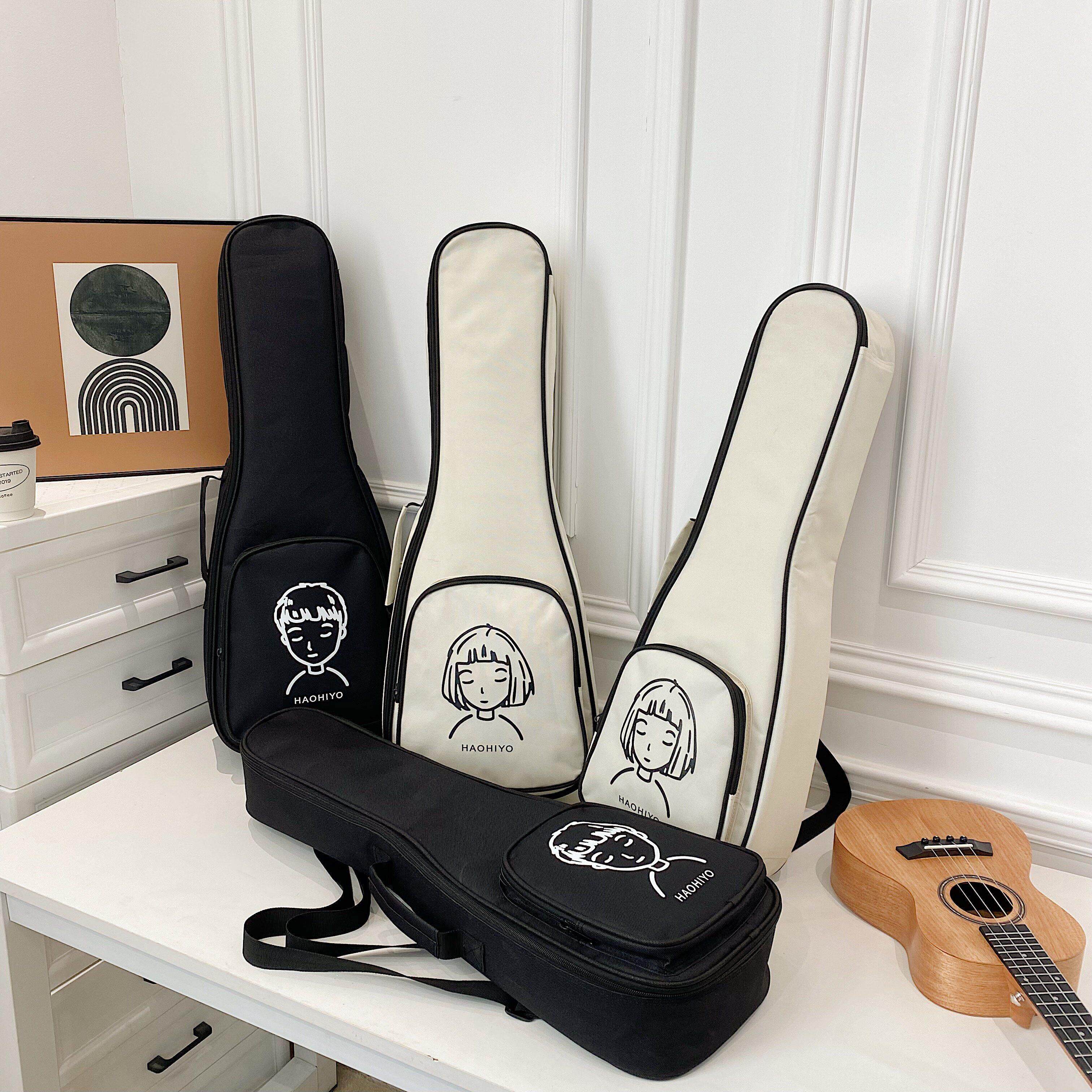尤克里里琴包23寸26寸双肩手提乌克丽丽揹包加棉加厚ukulele包袋