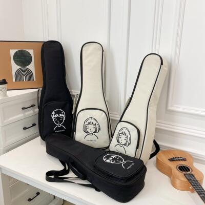 尤克里里琴包23寸26寸双肩手提乌克丽丽揹包加棉加厚ukulele包袋