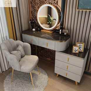 妆家用储物台卧室实木化收527纳轻奢储物迷梳你化妆台伸妆缩化妆