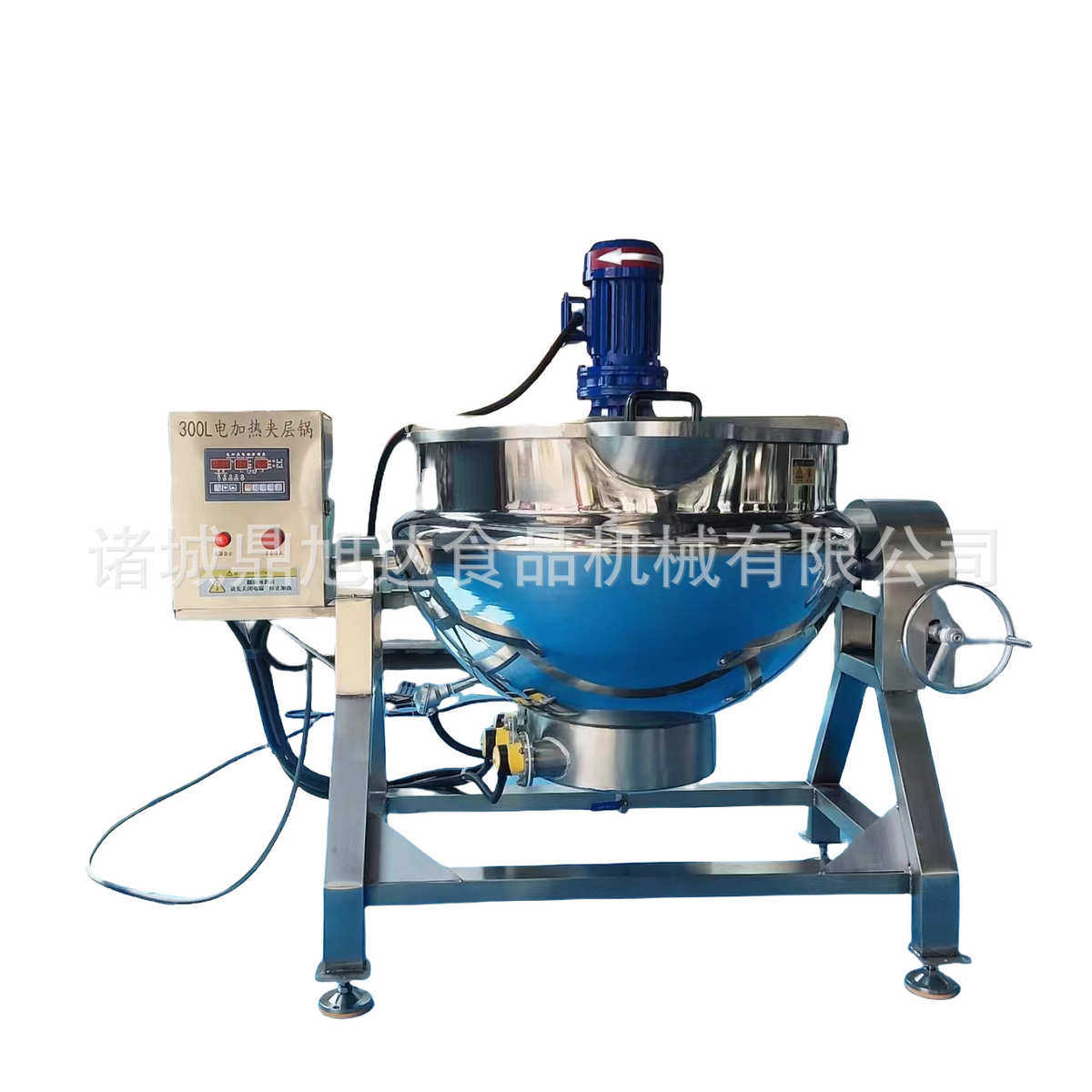 商用食堂蒸煮夹层锅烧鸡牛肉卤煮锅不锈钢电加热可倾式搅拌夹层锅