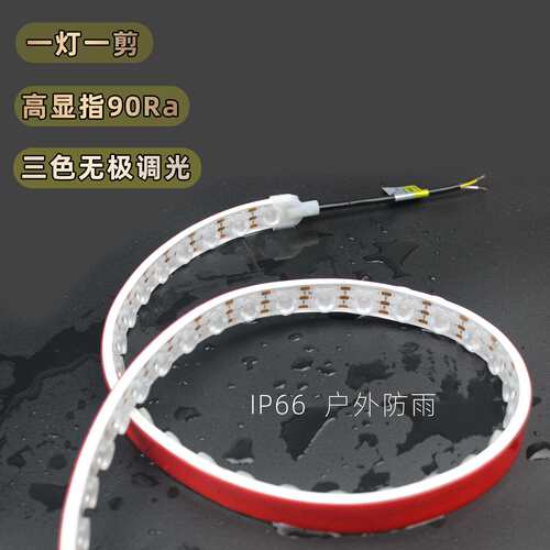无极调光双色温LED柔性洗墙灯户外广告招牌DC24V桥梁酒店景观建筑