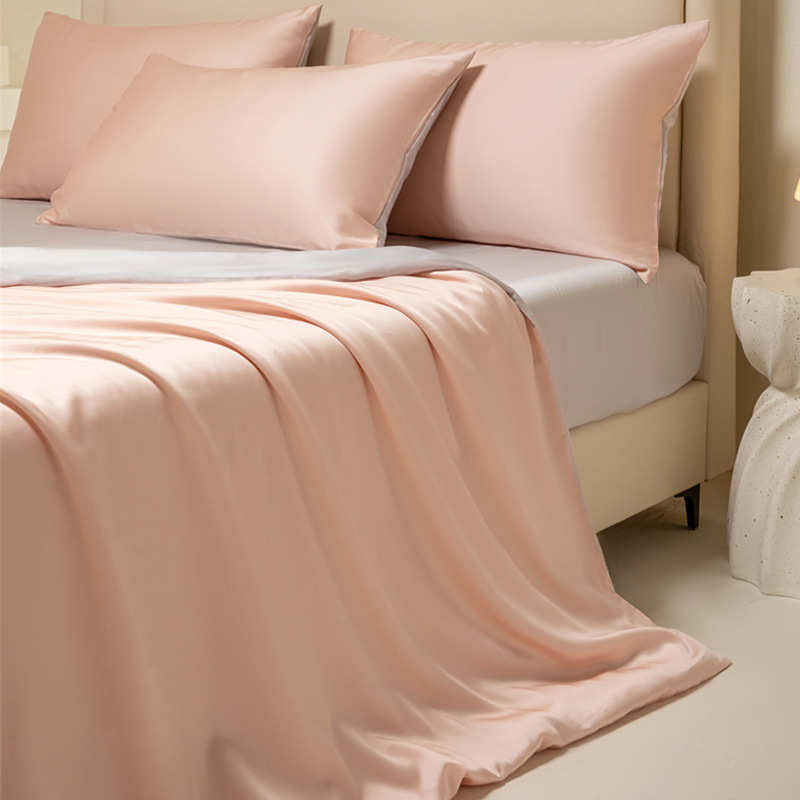 件套奢邮莱天兰丝赛尔纯色精天提花裸睡套包四简约件丝双拼轻4