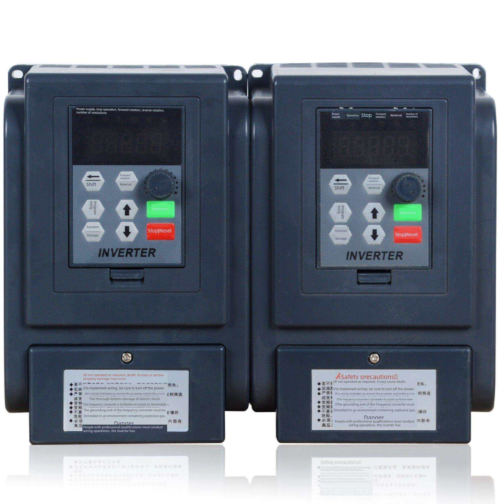 变频器单相电容电机专用型进220V出电机调速器水泵风机1.5 2.2KW