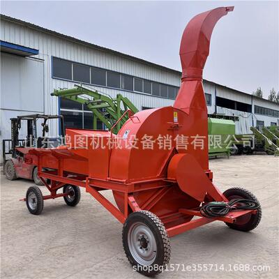 青贮机玉米秸秆高草喷式铡草家用型三IBO轮车载切机草牛羊料铡揉