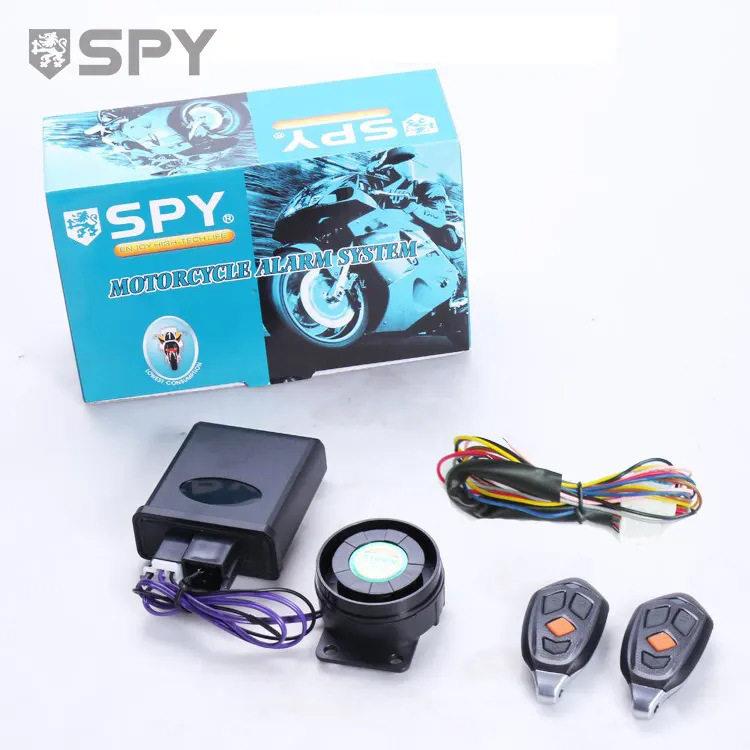 工厂SPY摩托车报警器通用型向防盗器远程启动/切断发动机