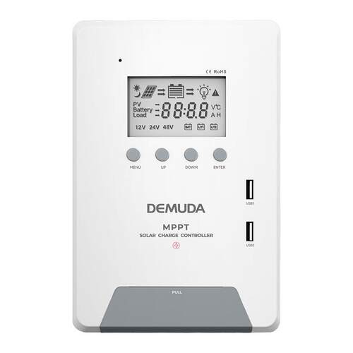 MPPT太阳能充电控制器30A-60A光伏储能控制器自动识别12V24V新款