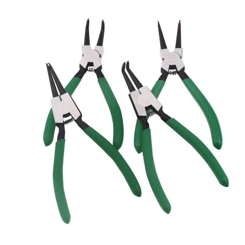 7寸挡圈钳多功能卡环钳内外撑外内直外弯内弯卡黄钳卡簧钳子曲钳