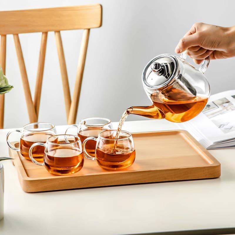 忆壶电陶炉煮茶壶时光壶家茶壶茶套用围炉煮茶玻璃壶耐高温烧水装