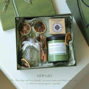 《绿野仙踪》绿色系文艺风香薰蜡烛无火欧舒丹香薰礼盒生日礼物