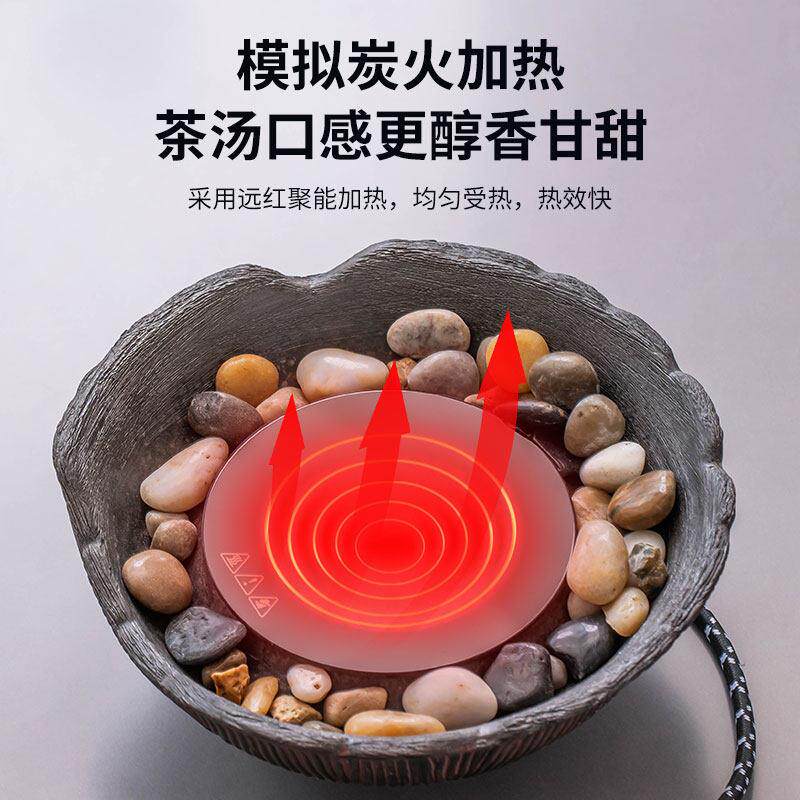 网红围炉煮茶罐罐茶煮茶器玻璃茶壶全套家用室内电陶炉泡茶煮茶炉