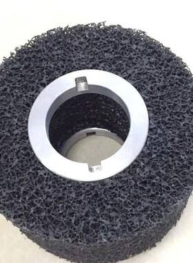 黑金刚黑霸王7S XCS无纺布CS-WR尼龙卷紧轮抛光轮拉丝轮8X4 1/2X3