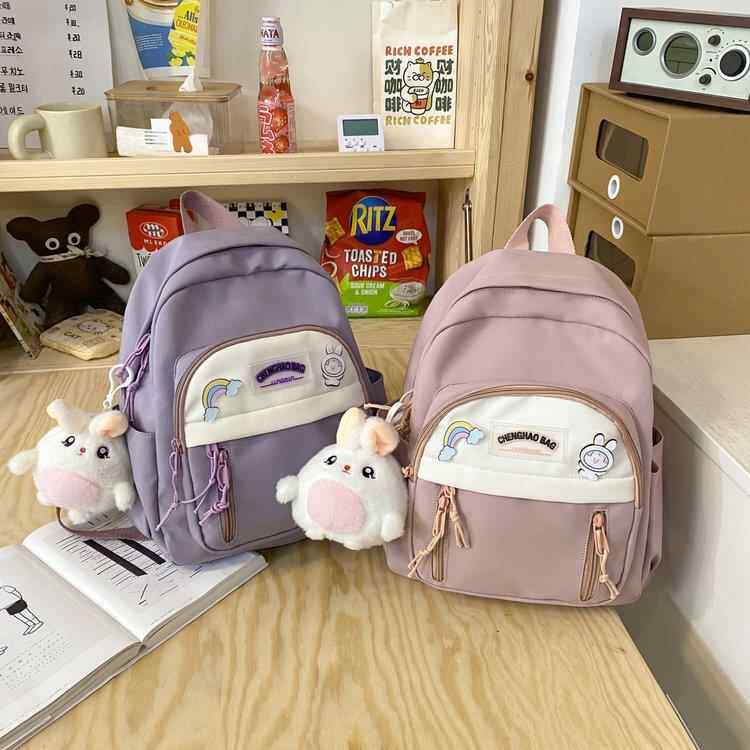 女童背包出游研学双肩包女孩学生春游幼儿园儿童书包轻便旅游小包